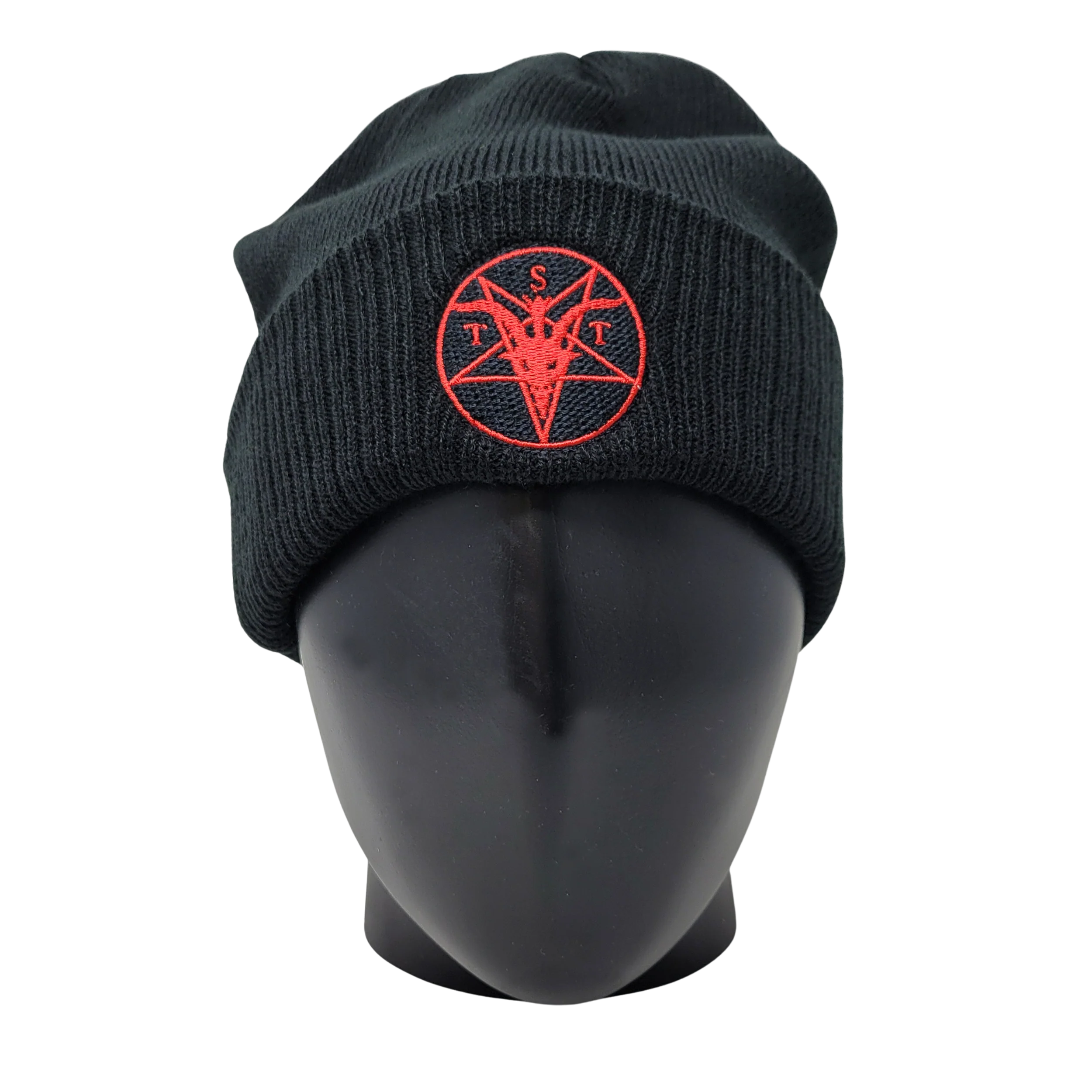 TST Logo Rolled Knit Beanie - Image 3